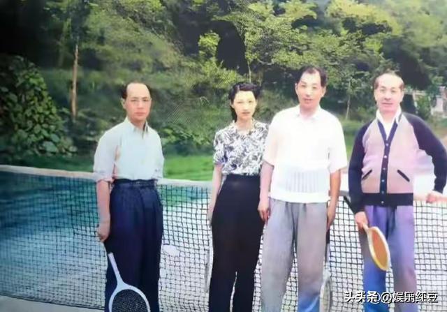 张学良和赵一荻被幽禁的真实彩色照，35岁赵一荻皮肤白皙风韵犹存