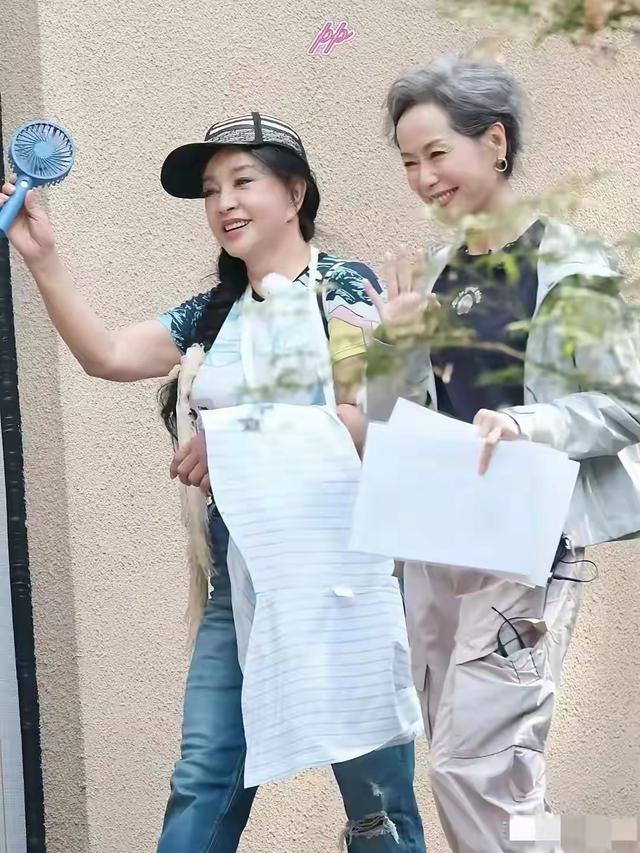 刘晓庆胖得浑身上下一边粗了 胸大屁股大的 脸也变圆了
