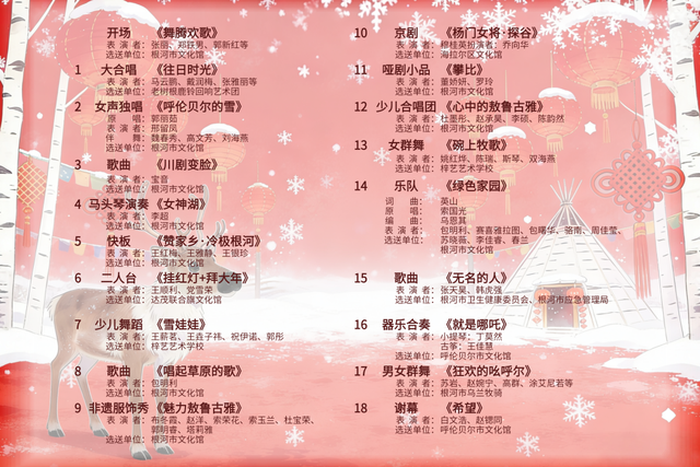 歌游内蒙古 相约敖鲁古雅丨2025年全国冬季“村晚”即将暖心启幕