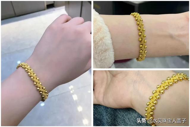 周大福的设计师是失恋了吗？新出的足金手链这么飒｜7款素金手链