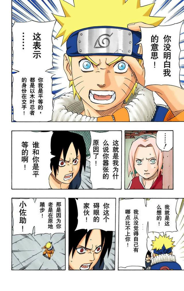 火影忍者彩漫 第二十卷 第五代火影纲手，鸣人佐助天台对决