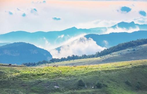 自驾游好时节 沿旅游公路登垣曲山峦赏秋日彩林