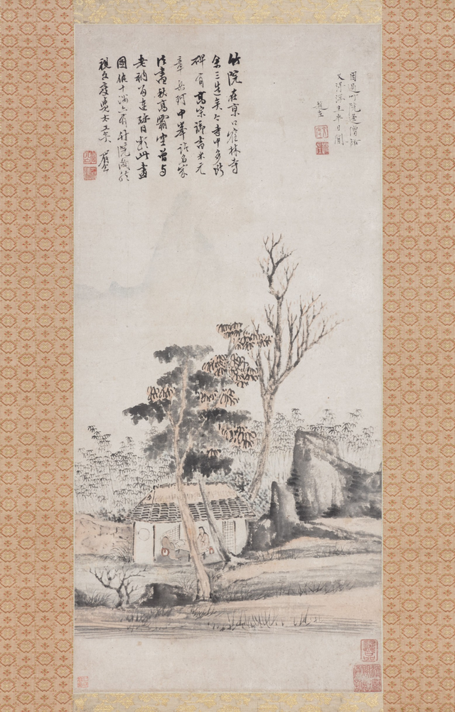 这个明代上海人，画了一幅《雪窦山图》