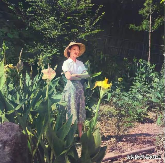 张学良和赵一荻被幽禁的真实彩色照，35岁赵一荻皮肤白皙风韵犹存