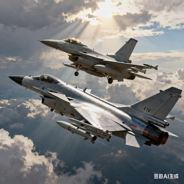 F-16单挑歼-10C，简直不要太天真