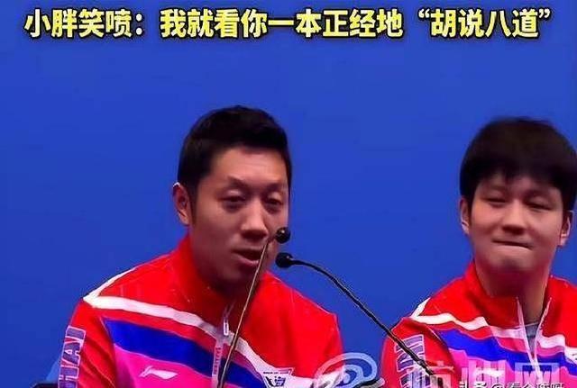 对不起家人同事！许昕采访时“乱出金句”，樊振东笑到合不拢嘴