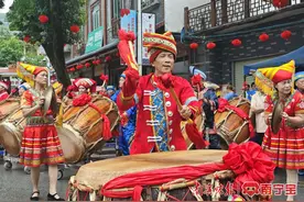 马山县古寨瑶族乡成立40周年 载歌载舞喜迎八方来客图片