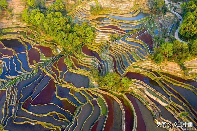 世界文化遗产里的大地艺术：全球三大绝美梯田，云山秘境桃花源