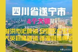 四川：遂宁市4个强镇，成功入选省级百强，有没有你家乡呢？图片