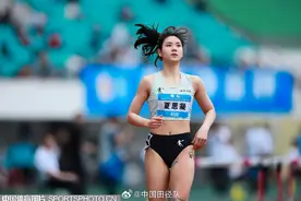 夏思凝100米栏跑出13秒12，刷新个人最佳，成绩排名今年国内第三图片