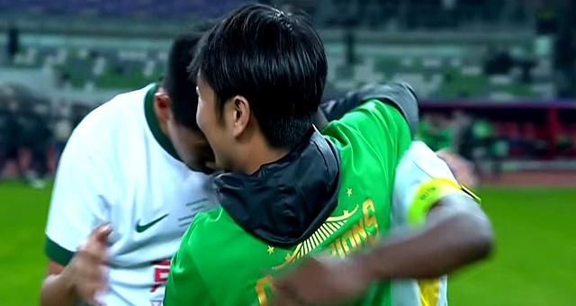 悲喜两重天！国安3-0河南、足协杯第5冠：全队激动庆祝 河南队失落