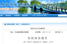 济南这三个片区，征收冻结，具体范围来了图片