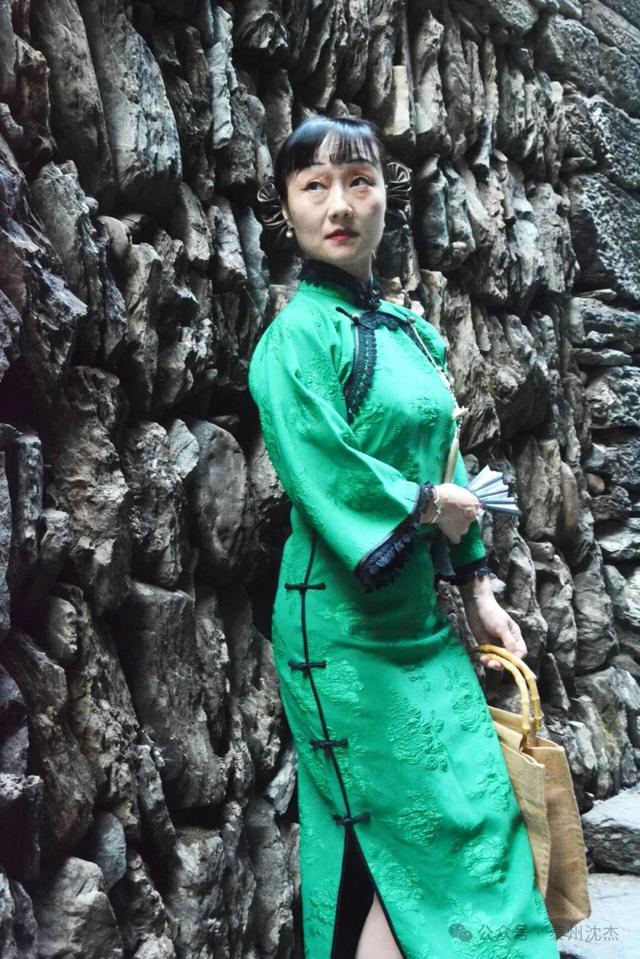 汉服旗袍美女秀宏村