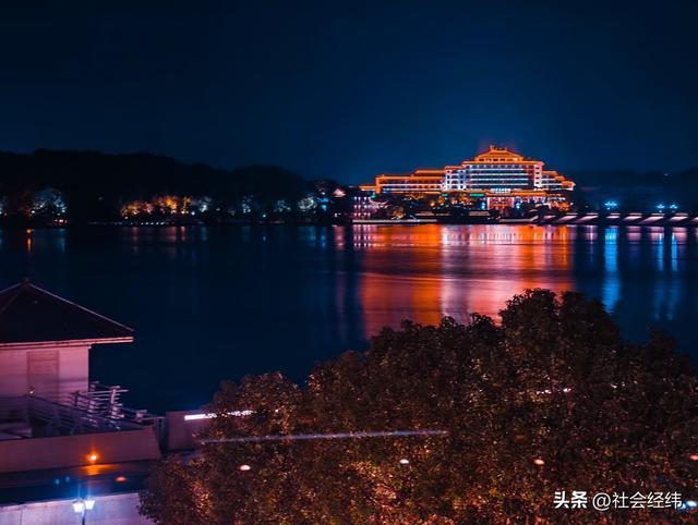 每日一景|天目湖——旭日东升耀晨光·落日余晖映晚霞