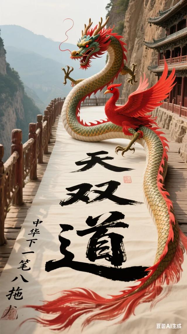 无双道龙赵小荣游记《 一笔祥龙天下行 》(五)关外悬空寺