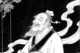 老道遇劫匪，全身只有三文钱，老道笑道：我送你一卦，今夜必破财图片