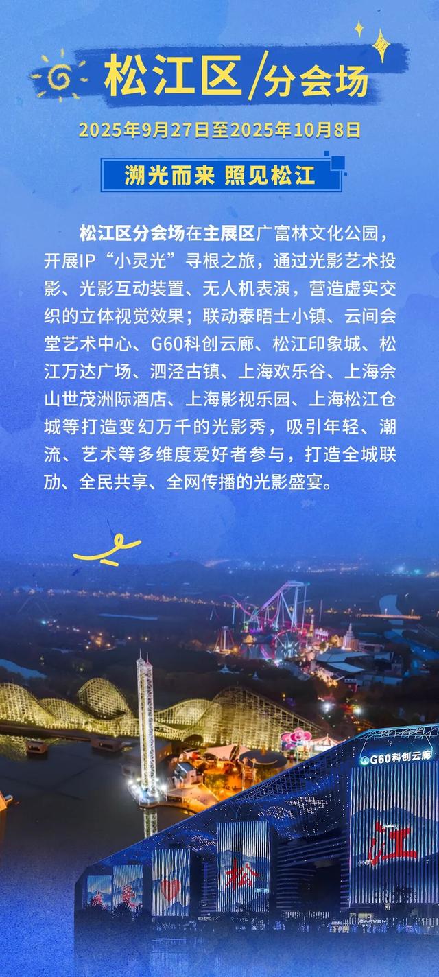 点亮上海！2025第二届上海国际光影节16区活动清单汇总来了~