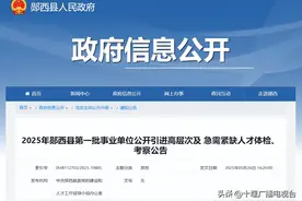 事关高层次人才引进体检、考察 郧西县发布最新公告图片