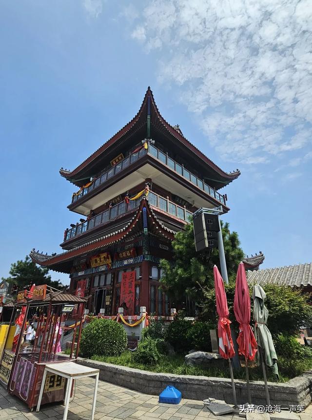 日照市东夷小镇魁星楼，祝您金榜题名，步步高升，马到成功！
