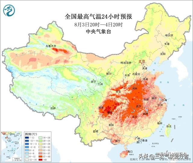 本轮强降雨中心已定，明日8月4号天气预报，暴雨大暴雨分布如下!