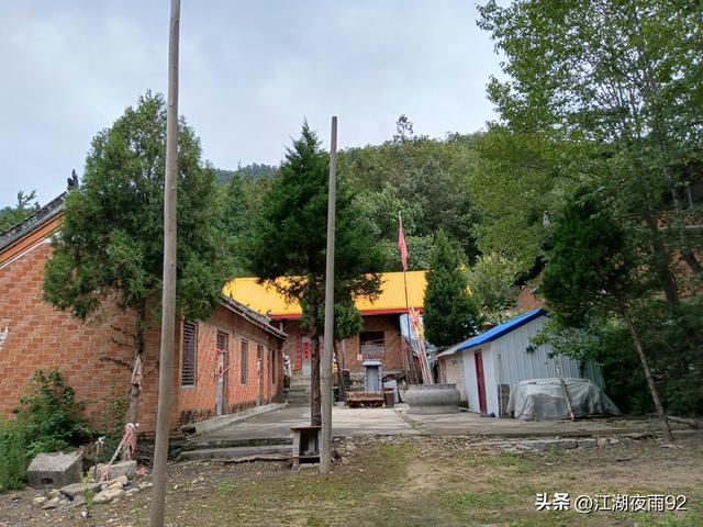 西峡二郎坪古庙遗址上发现几块古碑和千年银杏，见证了往昔的辉煌