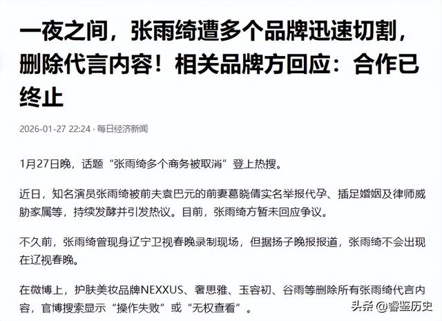 国家出手，张雨绮恐彻底凉凉！私生活再添实锤，不止代孕这么简单