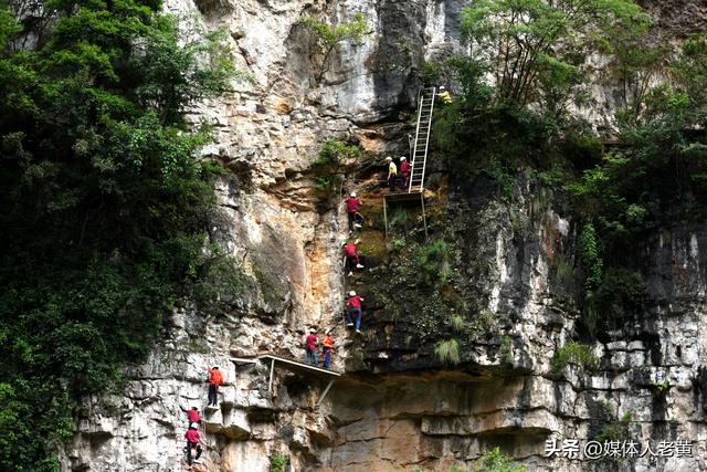 六盘水月照神雕峰吸引全国夏令营学生“清凉凌空漫步”打卡体验