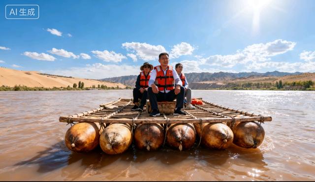初冬沙波头：一场与天地共舞的温柔绮梦