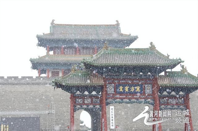 雪落河东！运城首场降雪绘就北国冬景图