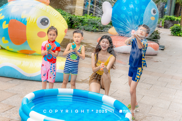 珠海消暑新去处！海岸小镇「Cool夏戏水节」，打水仗玩到不想回家