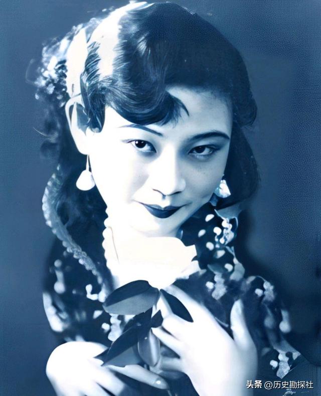 戴笠与胡蝶的真实影像，胡蝶美艳摄人心魄，戴笠面容冷峻不怒自威