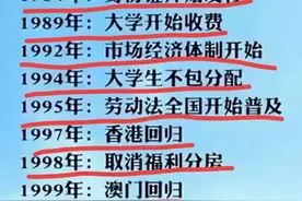 终于有人把改革开放以来的大事件，整理出来了，太真实了。图片