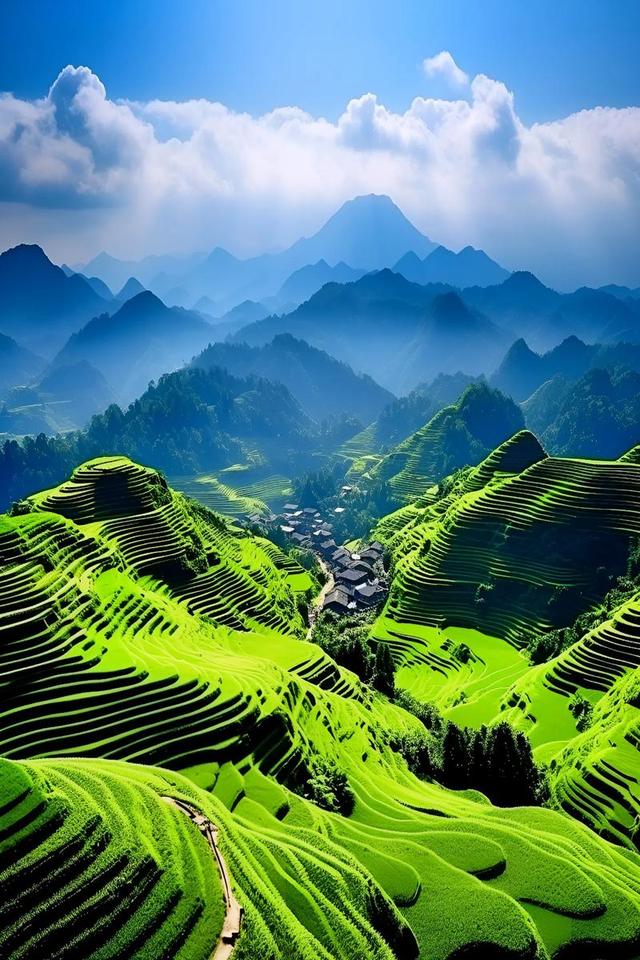 中国十大最美梯田，风景如画