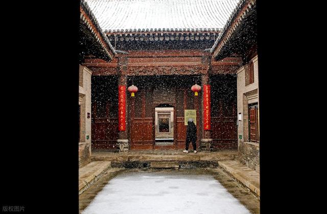 山西襄汾高清雪景大图