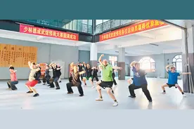 外国学员来漯河学习中国功夫图片