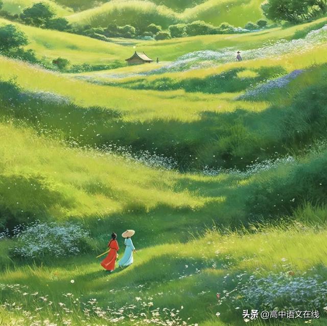 最美古诗词|10首春草古诗词，嫩绿柔香远更浓，春来无处不茸茸