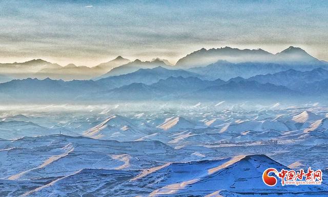 陇拍客丨冬日祁连山壮丽妖娆