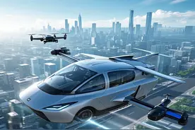 比亚迪核弹级黑科技曝光：汽车原地起飞躲堵车！交警系统彻底懵了图片