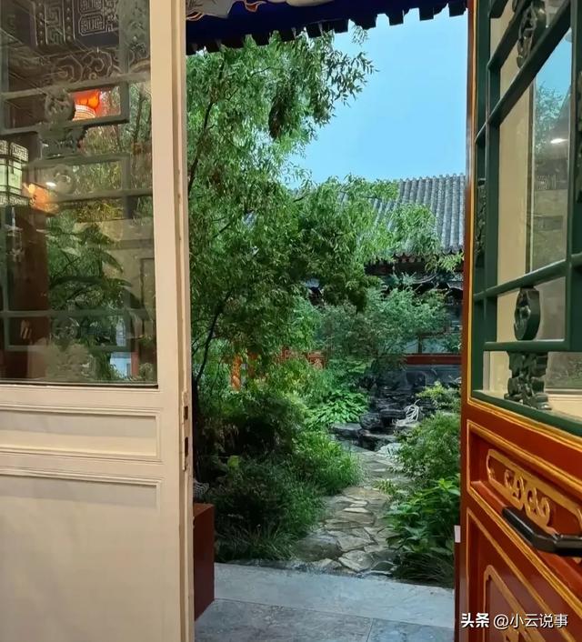 李湘终于晒出北京小院，古色古香似现实版大观园