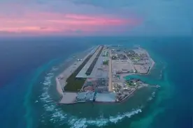永暑岛面积暴增310倍，大型机场可起降轰6K，抵御一切外来之敌！图片