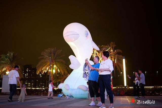 海豚湾亮灯闪耀港城