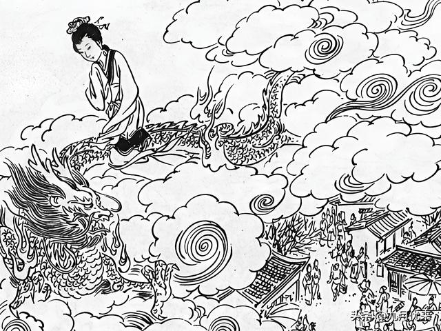 民间故事：蟒蛇夺新婚女子初夜，激怒河神，老龟：求道长请小龙王