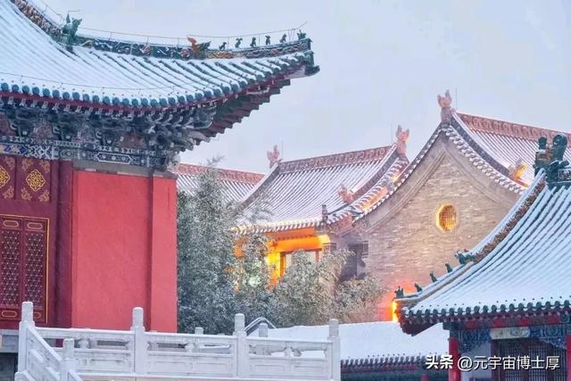 北京下雪后天寒地冻数九寒天大雪小雪冬至又一年注意保暖