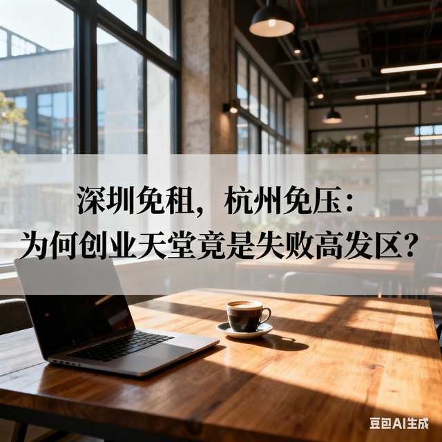 深圳免租，杭州免压：为何创业天堂竟是失败高发区？