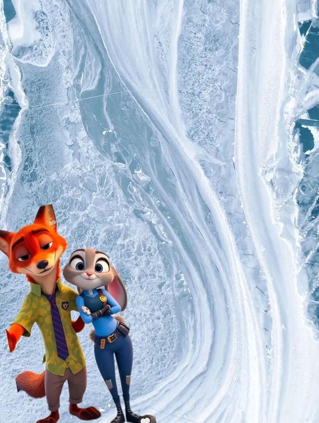 《疯狂动物城》之冰川镇竟撞脸呼伦湖！