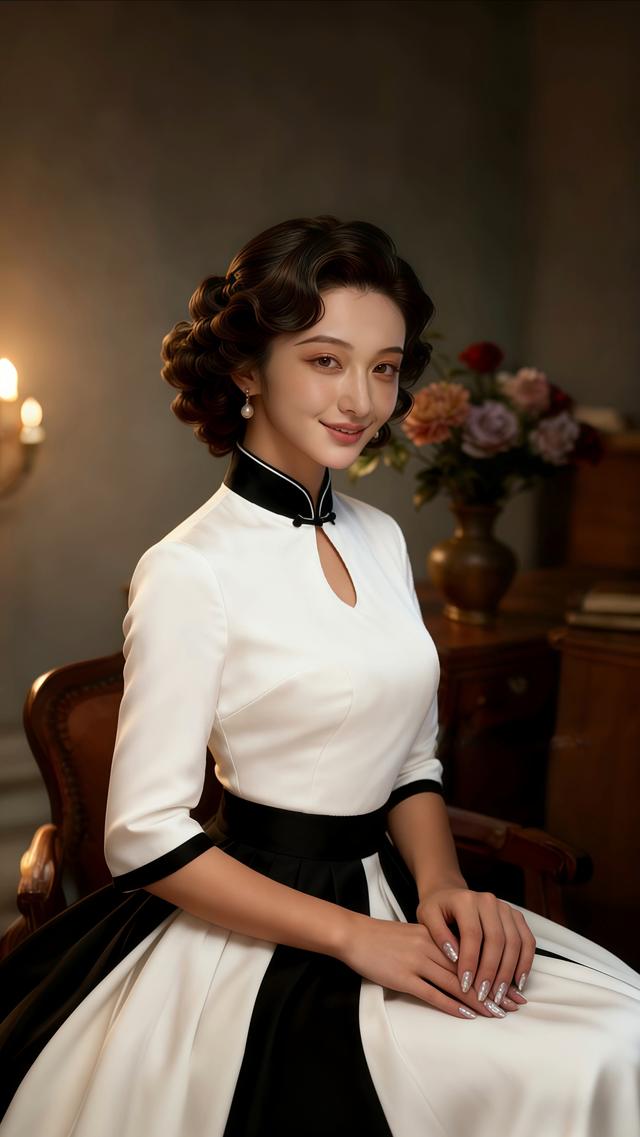 国色天香	，尽显东方女性之魅力。