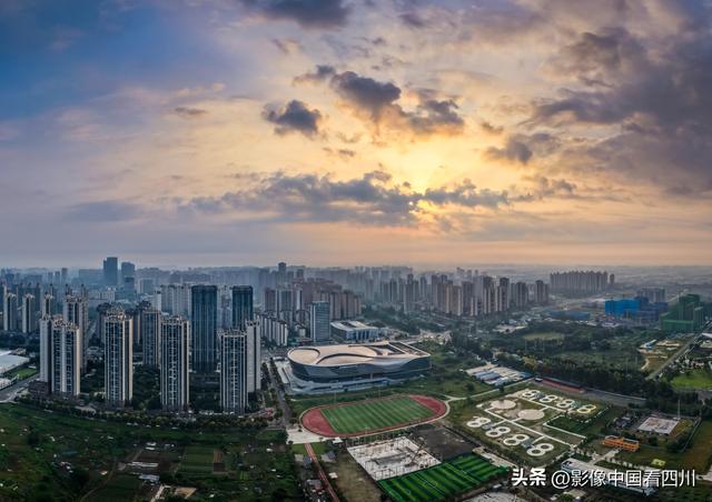 成都温江：城市风光