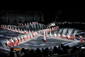 武乡县：大型实景演艺《太行山上》紧张彩排中图片