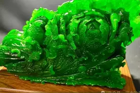 慈禧太后钟爱一生的老翡翠白菜图片