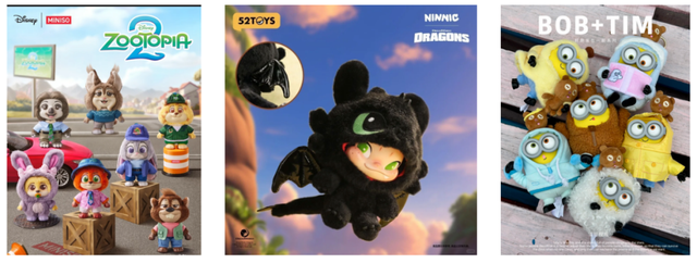 282款搪胶毛绒及其代言人：田栩宁梓渝，谁能带出下一个LABUBU？